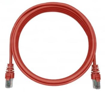 Кабель UTP NTSS NTSS-PC-UTP-RJ45-5e-0.3-LSZH-RD NTSS-PC-UTP-RJ45-5E-0.3-LSZH UTP RJ-45 вил.-вилка RJ-45 кат.5E 0.3м красный LSZH (уп.:1шт)