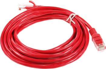 Кабель UTP Premier PP12-3M/R 1000Гбит/с UTP 4 пары cat5E CCA molded 3м красный RJ-45 (m)-RJ-45 (m)