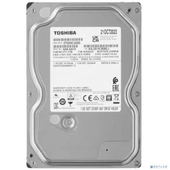 Жесткий диск [NEW] 2 Тб SATA 6Гб/s Toshiba <DT02ACA200> 3.5"