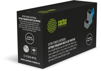 Картридж Cactus CS-CF283X-MPSXL CF283X/Canon 737 черный (8000стр.) для HP HP LJ Pro MFP M225dn/dw/rdn/M201n/dw/M202n/dw; Canon i-SENSYS MF211