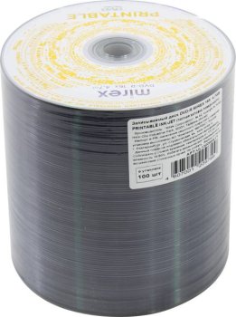 Диск DVD-R Disc Mirex 4.7Gb 16x <уп. 100 шт> (technology), printable <209799>