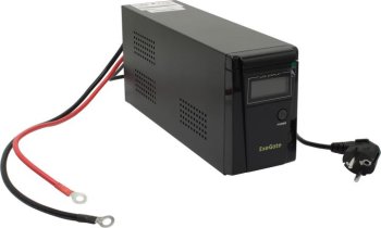 Источник бесперебойного питания 600VA Exegate SineTower <SZ-600> <EX295986RUS> LCD, Schuko, без АКБ