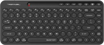 Клавиатура A4Tech Fstyler FBK36C AS черный USB беспроводная BT/Radio slim Multimedia (FBK36C AS)