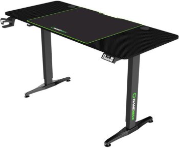 Стол компьютерный GameMax <D140 Carbon-EC> игровой с подъёмным механизмом