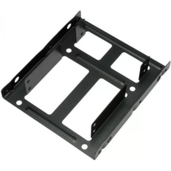 Корзина для жестких дисков Салазки для установки HDD/SSD 2.5'' в отсек 3.5" Gembird, металл, пакет (MF-22535M)