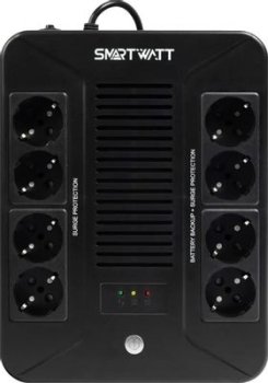 Источник бесперебойного питания Smartwatt Safe pro 480Вт 800ВА черный