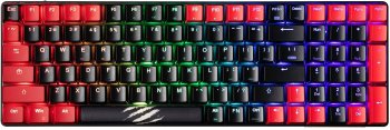 Клавиатура игровая беспроводная Mad Catz S.T.R.I.K.E. 11 US [БЕЗ РУССКОЙ РАСКЛАДКИ] чёрная (2.4 ГГц, Bluetooth, USB Type-C, Mad Catz RED Switch, 100