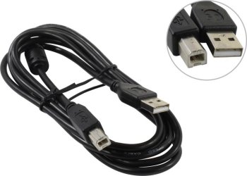 Кабель Cablexpert <CCF-USB2-AMBM-6> USB 2.0 A-->B 1.8м 1 фильтр