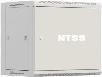 Шкаф коммутационный NTSS Премиум (NTSS-W12U6060FD) настенный 12U 570x600мм пер.дв.металл 60кг серый 500мм 27кг 220град. 635мм IP20 сталь