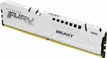Оперативная память Kingston Fury Beast White DDR5 5200 МГц 1x32 ГБ (KF552C40BW-32)