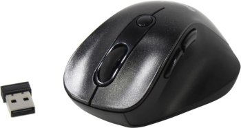 Мышь беспроводная Genius Wireless Bluetooth Mini Ergo 9000S Black (RTL) USB 6btn+Roll, (31030038400)