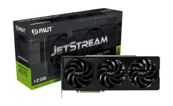 Видеокарта Palit GeForce RTX 4070 JetStream 12 ГБ (NED4070019K9-1047J)