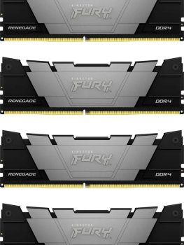 Оперативная память Kingston Fury Renegade DDR4 3600 МГц 4x32 ГБ (KF436C18RB2K4/128)