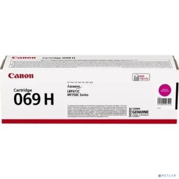 Картридж Canon 069 H Magenta для LBP673C/MF750C серии