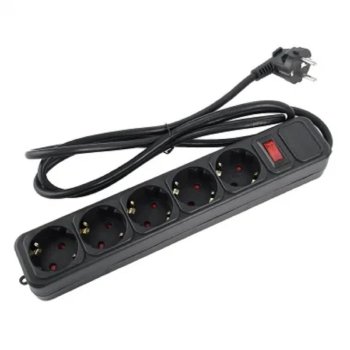 Сетевой фильтр Perfeo сетевой фильтр "REAL POWER", 3,0м, 5 розеток, 16А, 3500 Вт, тройная защита, черный.