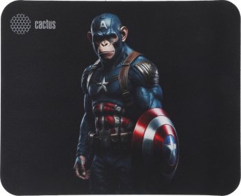 Коврик для мыши Cactus Captain America 250x200x3мм (CS-MP-D08S)