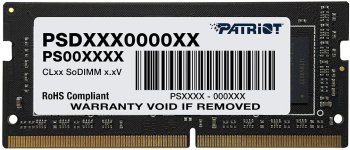Оперативная память PATRIOT Signature Line DDR4 Общий объём памяти 8Гб Module capacity 8Гб Количество 1 2666 МГц PSD48G26662S