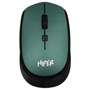 Мышь беспроводная HIPER HOMW-084 {1600dpi, зеленый, USB, 4кнп}