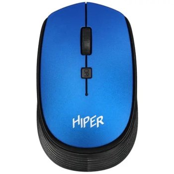 Мышь беспроводная HIPER HOMW-083 {1600dpi, синий, USB, 4кнп}