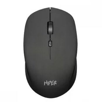 Мышь беспроводная HIPER HOMW-091 {1600dpi, черный, USB, 4кнп}