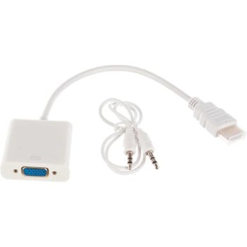 Переходник Rexant (17-6936) штекер HDMI - гнездо VGA, провод + шнур стерео 3,5мм