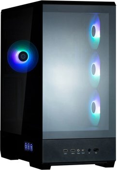 Корпус ZALMAN P50 DS, ATX, BLACK, WINDOW, 2x3.5", 3x2.5", 1xUSB TYPE-C, 2xUSB3.0, SIDE 3x120mm ARGB, REAR 1x120mm ARGB