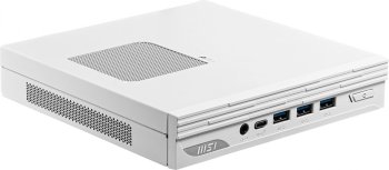 Компьютер MSI Pro DP10 12M-221RU i5 1235U (1.3) 16Gb SSD512Gb Iris Xe Windows 11 Professional 2.5xGbitEth WiFi BT 120W белый (9S6-B0A622-221)
