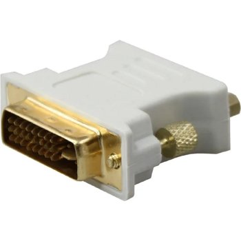 Переходник Rexant (06-0173-B) /видео, (гнездо VGA - штекер DVI), 1 шт.