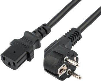 Кабель питания Rexant 11-1138 C13-Schuko проводник.:3x1.5мм2 1.5м 220В 10А (упак.:1шт) черный