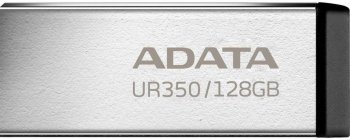 Накопитель USB A-Data 128GB UR350 UR350-128G-RSR/BK USB3.2 серебристый/черный