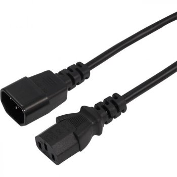 Кабель питания Rexant 11-1161 C13-C20 проводник.:3x0.75мм2 1.5м 220В 6А (упак.:1шт) черный