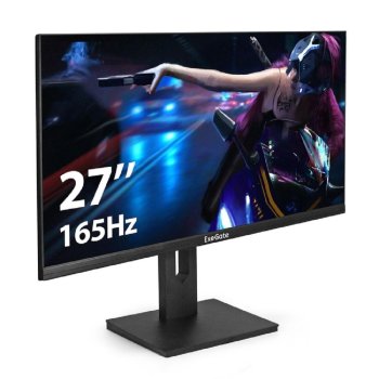 Монитор игровой 165 Гц 27" ExeGate Combat EG2707C (IPS LED Grade A+, FHD, 1920x1080@165Гц, 16:9, 250cd/m2, 1000:1, 178°/178°, 1ms, Speakers, HDMI2.0,