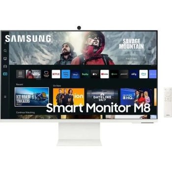 Монитор Samsung 32" Smart M8 LS32CM801UIXCI UHD, белый