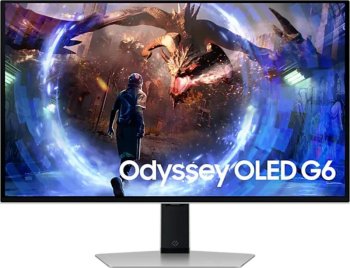 Монитор Samsung 27" Odyssey OLED G6 LS27DG600SIXCI, серебристый