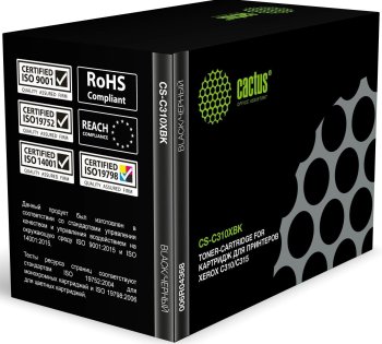 Картридж Cactus CS-C310XBK 006R04368 черный (8000стр.) для Xerox C310/C315