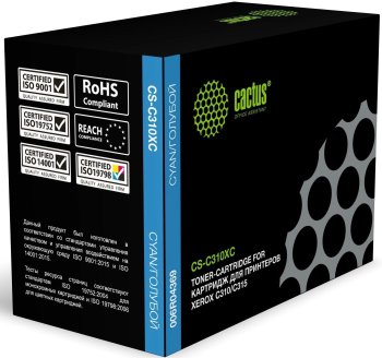 Картридж Cactus CS-C310XС 006R04369 голубой (5500стр.) для Xerox C310/C315
