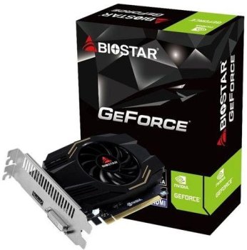 Видеокарта Biostar PCI-E 4.0 VN1034TB46 NVIDIA GeForce GT 1030 4096 Мб 64bit DDR4 1152/2000 DVIx1 HDMIx1 HDCP Ret