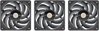 Вентилятор Thermaltake Toughfan EX14 Pro реверсивный 140x140x25mm черный 4-pin 31.6-34.1dB Ret (CL-F172-PL14BL-A)