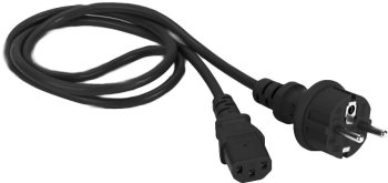 Кабель питания Lanmaster LAN-PP13/SH-10-BK C13-Schuko проводник.:3x0.75мм2 10м 250В 10А (упак.:1шт) черный
