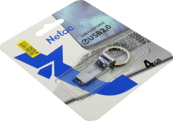 Накопитель USB Netac <NT03U275N-004G-20SL> USB2.0 Flash Drive 4Gb (RTL)