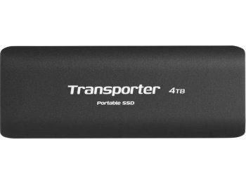 Внешний твердотельный накопитель (SSD) Patriot Memory 4 ТБ SSD-диск Patriot Transporter (PTP4TBPEC), черный