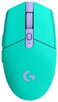 Мышь беспроводная Logitech G G305/G304 Lightspeed, бирюзовый 910-006378