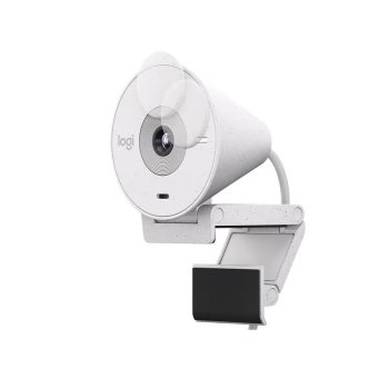 Веб-камера Logitech Web-камера с микрофоном BRIO 300 FULL HD, белый