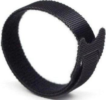 Стяжка Lanmaster LAN-VCM125-BK 125x12мм (упак:20шт) нейлон/полиэтилен внутри помещений черный