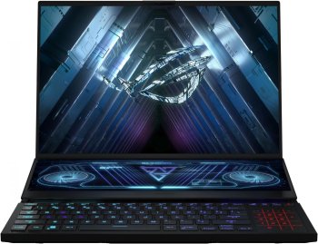 Ноутбук Asus ROG Zephyrus Duo 16 GX650PY-NM083W 16"(2560x1600 miniLED (матовый, 240Hz, 3ms) )/AMD Ryzen 9 7945HX(2.5Ghz)/32768Mb/2TbPCISSDGb/noDVD/Ext