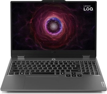 Ноутбук Lenovo LOQ 15ARP9 15.6", AMD Ryzen 7 7435HS, RAM 16 ГБ, SSD 512 ГБ, NVIDIA GeForce RTX 4050 для ноутбуков (6 Гб), Без системы, (83JC00