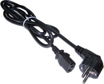 Кабель питания Lanmaster LAN-PP13/SHA-3.0-BK C13-Schuko проводник.:3x0.75мм2 3м 220В 10А (упак.:1шт) черный