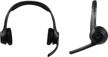 Наушники с микрофоном Logitech Zone 300, Black