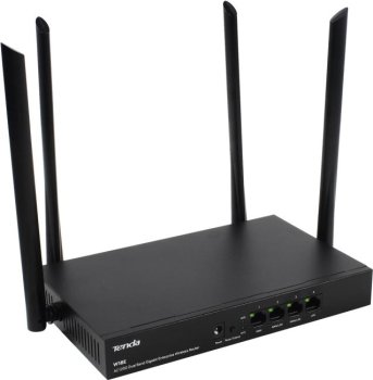 Маршрутизатор Гигабитный беспроводной Tenda W18E точки доступа AC1200, до 300 Мбит/с на 2,4 ГГц + до 867 Мбит/с на 5 ГГц
