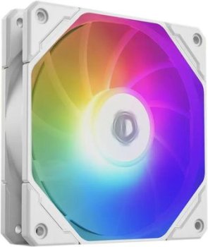 Вентилятор ID-Cooling TF-12025-Pro ARGB 120x120x25mm белый 4-pin 14-35.2dB 150gr Ret (TF-12025-PRO ARGB WHITE)